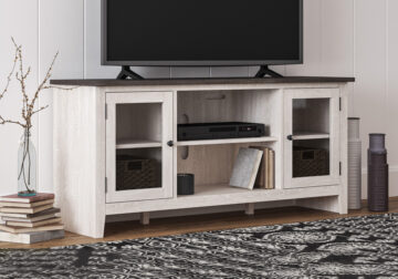 Dorrinson Large Two Tone TV Stand