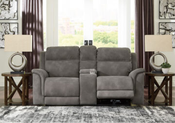 Next-Gen DuraPella Slate Power Reclining Loveseat
