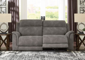Next-Gen DuraPella Slate Power Reclining Sofa