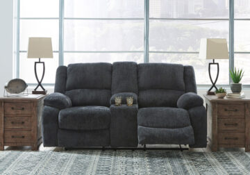 Draycoll Slate Reclining Loveseat