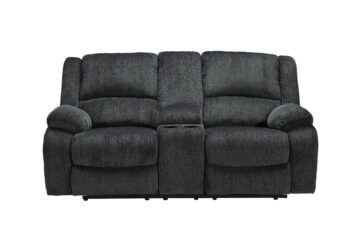 Alternative view of Draycoll Slate Reclining Loveseat