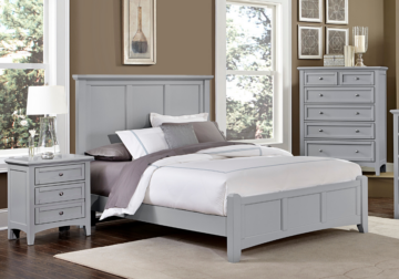 Bonanza Gray Queen Bed
