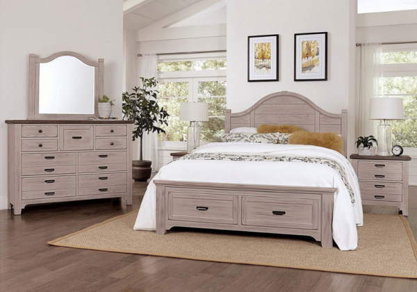 Bungalow Dover Grey Nightstand - Image 3