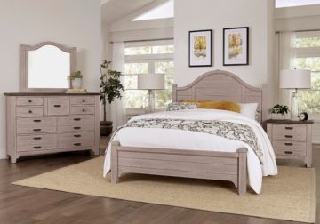 Bungalow Dover Grey King Bedroom Set