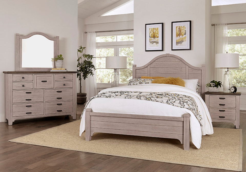 Bungalow Dover Grey King Bedroom Set
