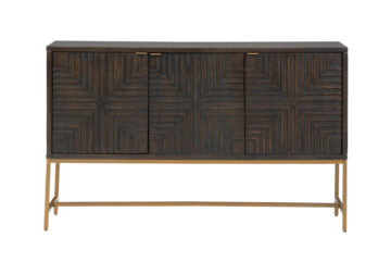Alternative view of Elinmore Brown/Gold Accent Cabinet