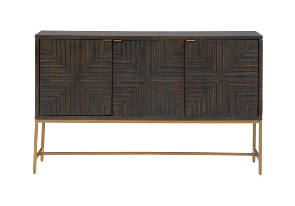 Elinmore Brown/Gold Accent Cabinet - Image 2