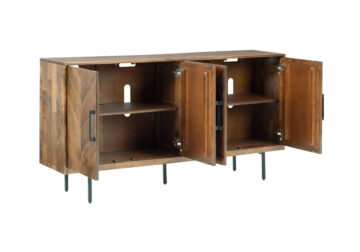 Alternative view of Prattville Brown Accent Cabinet