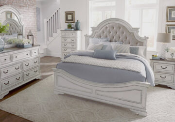 Magnolia Manor King Upholstered Panel Bed