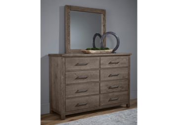Alternative view of Dovetail Mystic Grey Dresser