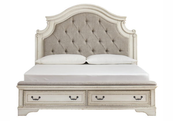 Realyn Two-Tone Queen Panel Storage Bed - Image 2