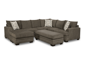 Bailey Charcoal 2-Piece LAF Chaise Sectional