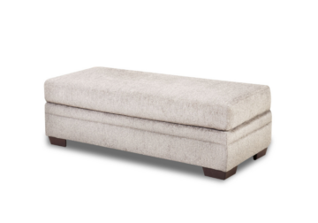 Alternative view of Bailey Cream Ottoman