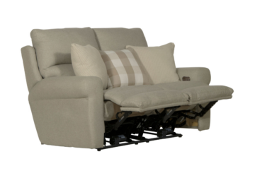 Alternative view of Westport Cement Power Lay-Flat Reclining Loveseat