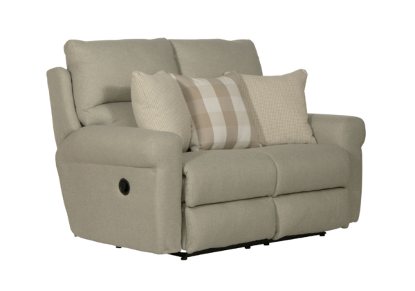 Westport Cement Lay-Flat Reclining Loveseat - Image 3