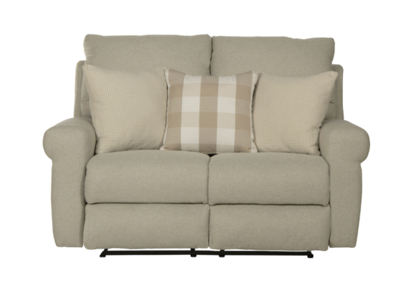 Westport Cement Power Lay-Flat Reclining Loveseat - Image 3