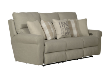 Alternative view of Westport Cement Power Lay-Flat Reclining Sofa