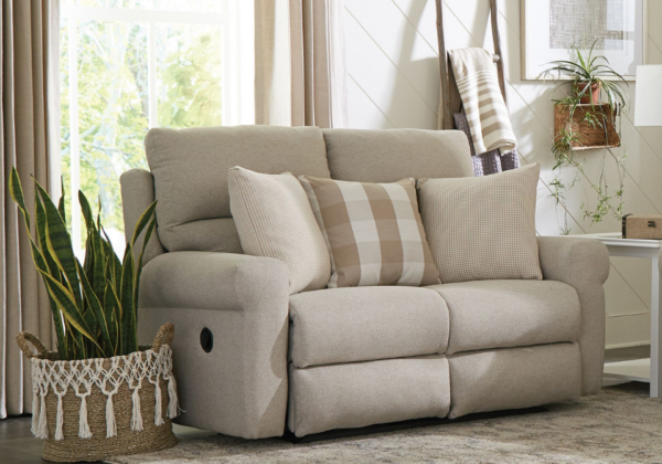 Westport Cement Lay-Flat Reclining Sofa Set - Image 4