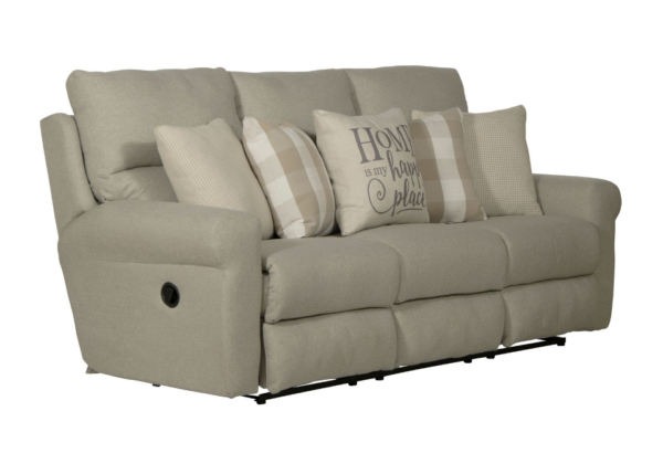 Westport Cement Lay-Flat Reclining Sofa Set - Image 5