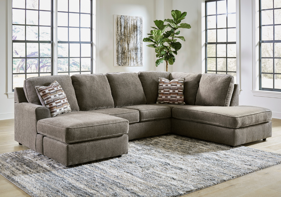 O'Phannon Putty RAF Corner Chaise Sectional