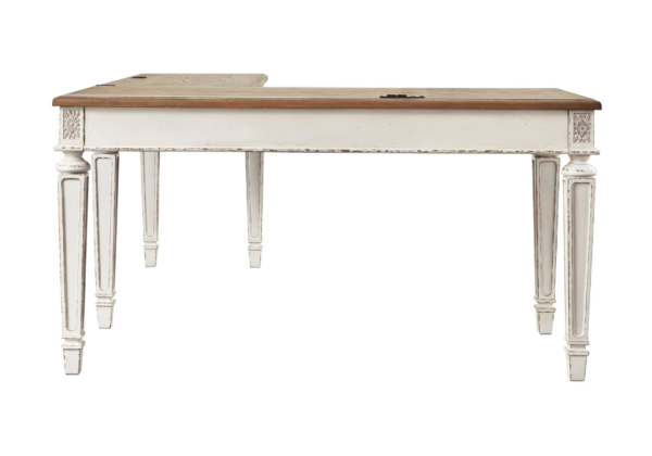 Realyn Home Office Desk and Desk Return - Image 3