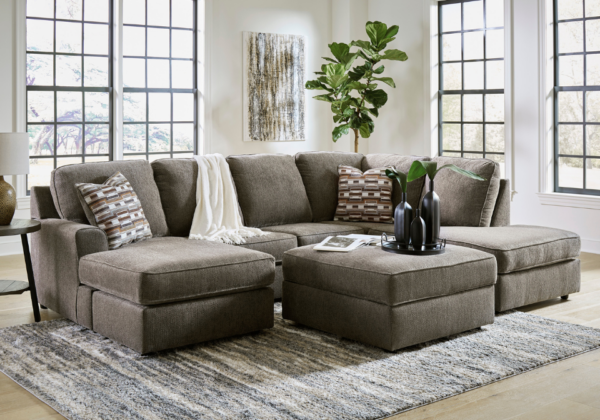 O'Phannon Putty RAF Corner Chaise Sectional - Image 4