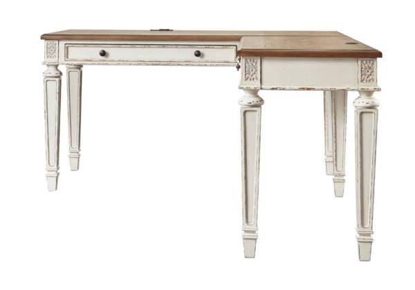 Realyn Home Office Desk and Desk Return - Image 4