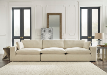 Elyza Linen 3pc. Sectional