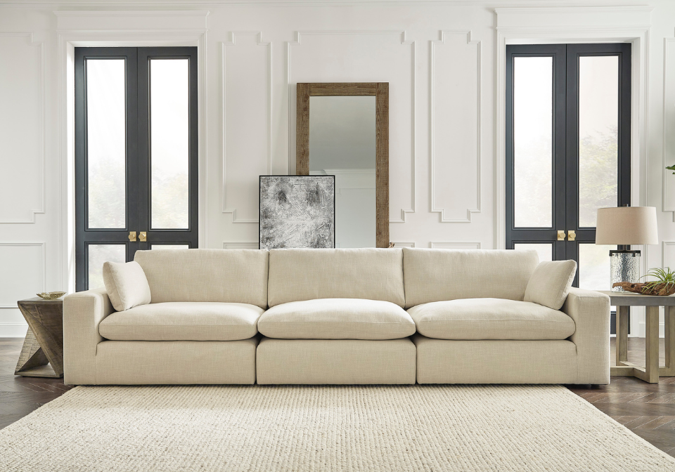 Elyza Linen 3pc. Sectional