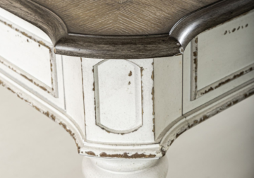 Alternative view of Magnolia Manor Antique White Square Oversized Cocktail Table