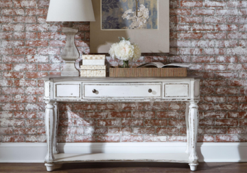 Magnolia Manor Antique White Sofa Table