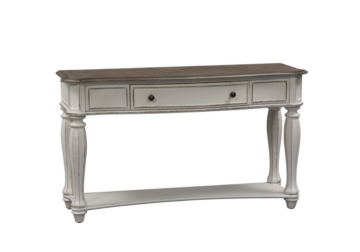 Alternative view of Magnolia Manor Antique White Sofa Table