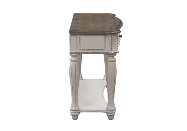 Magnolia Manor Antique White Sofa Table - Image 3