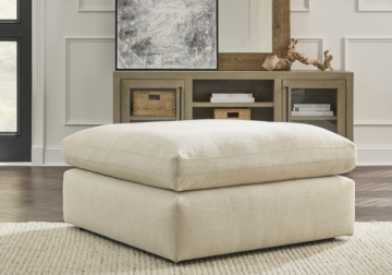 Elyza Linen Oversized Ottoman