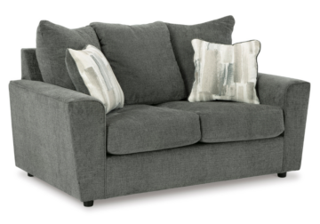 Alternative view of Stairatt Gray Loveseat