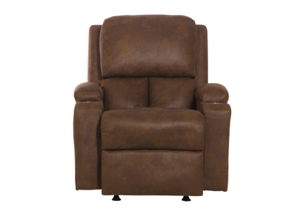 Kyle Walnut Rocker Recliner - Image 3