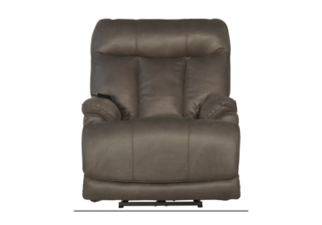 Alternative view of Anders Charcoal Power Headrest Lay-Flat Recliner