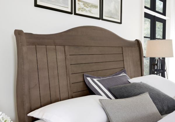 Cool Farmhouse Grey King Bed - Image 3