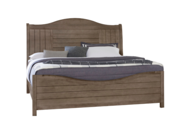 Cool Farmhouse Grey Queen Bed