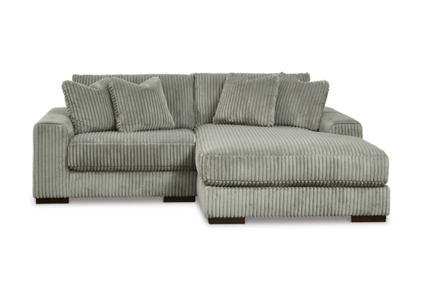 Lindyn Fog 2-Piece RAF Sofa Chaise - Image 2
