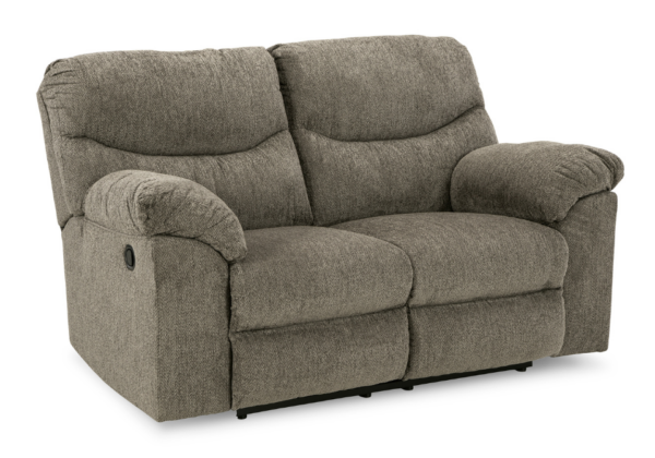 Alphons Putty Reclining Loveseat - Image 3