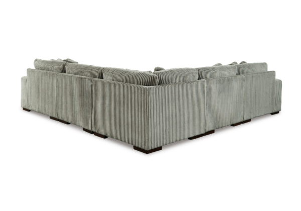 Lindyn Fog 5-Piece RAF Chaise Sectional - Image 3