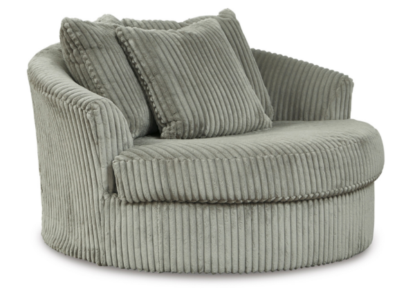 Lindyn Fog Oversized Swivel Accent Chair - Image 2