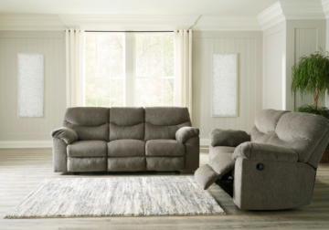 Alphons Putty Reclining Sofa Set