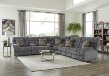 Ashland Granite 3-Piece Power Sectional