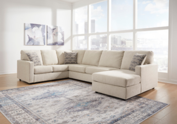 Edenfield Linen 3-Piece RAF Chaise Sectional