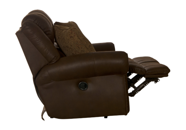 Pickett Tobacco Reclining Loveseat - Image 4