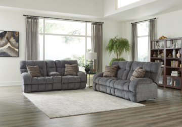 Ashland Granite Power Reclining Sofa Set