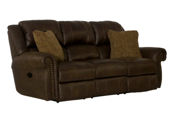 Pickett Tobacco Reclining Sofa Set - Image 2