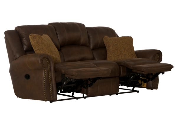 Pickett Tobacco Reclining Sofa - Image 3
